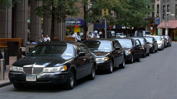 Lincoln Town Cars in New York City (file / credit: Chris Hondros/Getty Images)